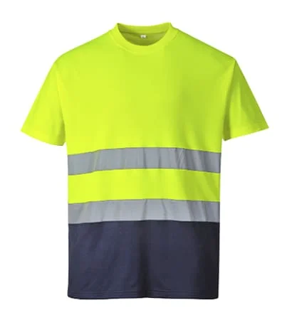 Portwest 2-Tone Hi Viz Crew Neck Tee-Shirt  S173