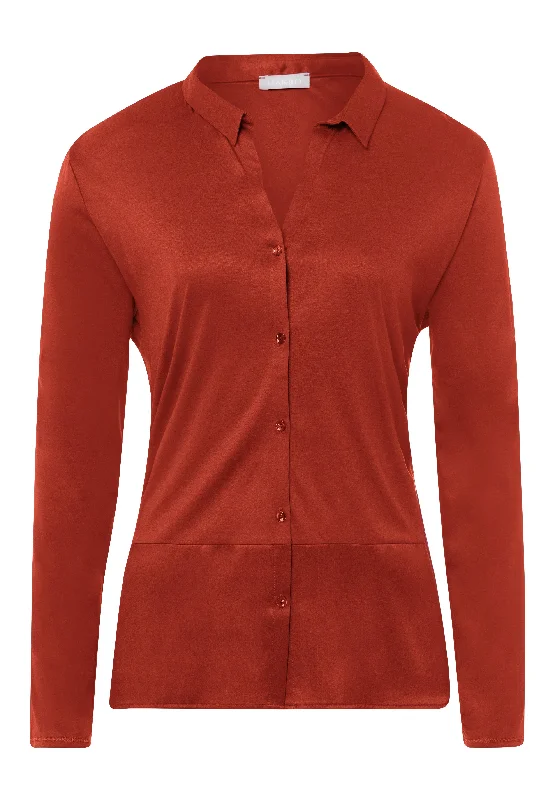 Grand Central Button Front Shirt | Blood Orange 77402-1458