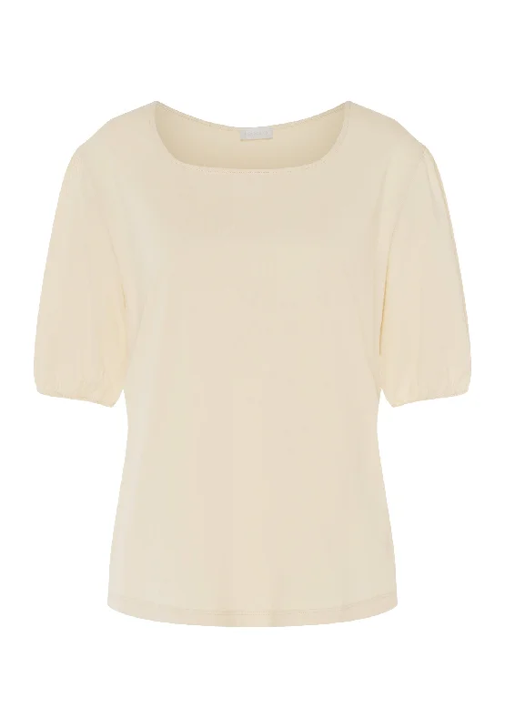 Natural Shirt Organic Cotton Square Neck Top | Warm Sand 78807-1200