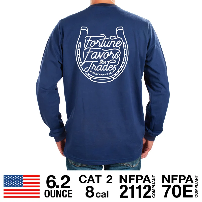 "Fortune Favors the Trades" Horseshoe Flame Resistant Shirt