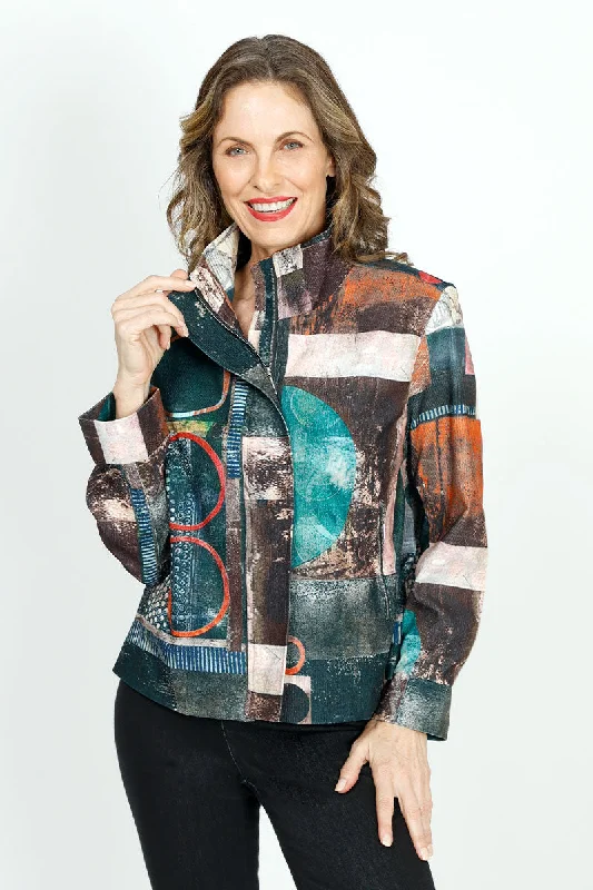 Frederique Rings Art Biker Jacket