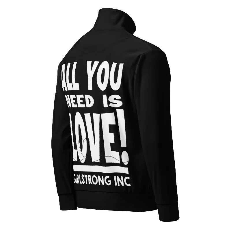 GS GRAPHIX TRACK JACKET BLACK - ALL YOU NEED IS LOVE