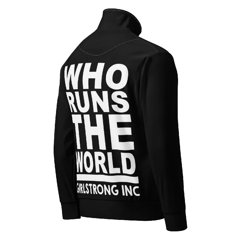 GS GRAPHIX TRACK JACKET BLACK - WHO RUNS THE WORLD