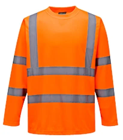 Hi Vis Long Sleeved T Shirt RIS 3279 Portwest S178