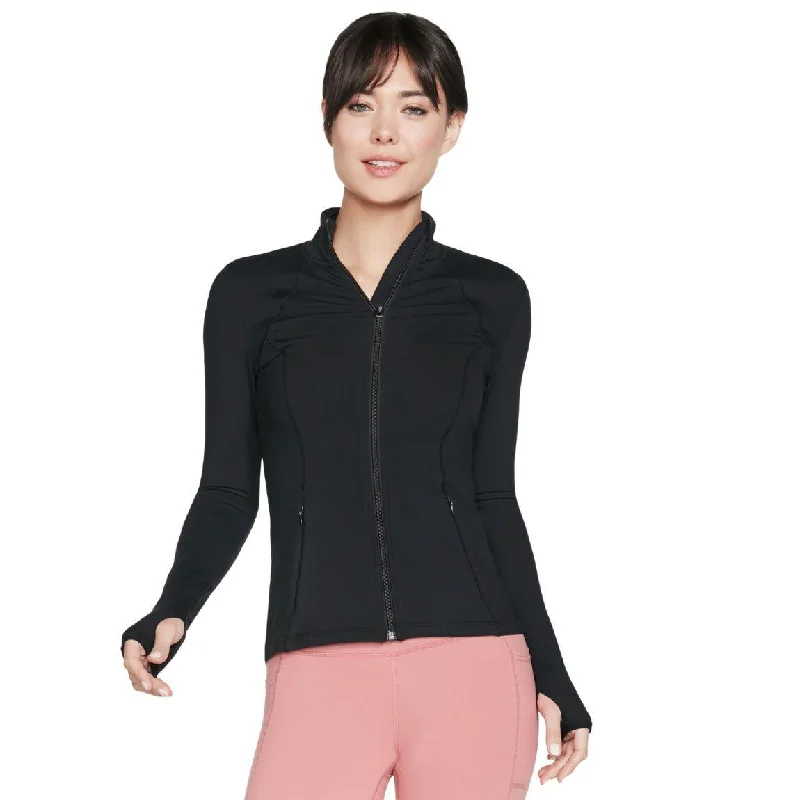 Knit FZ Jacket w. Mesh - Women