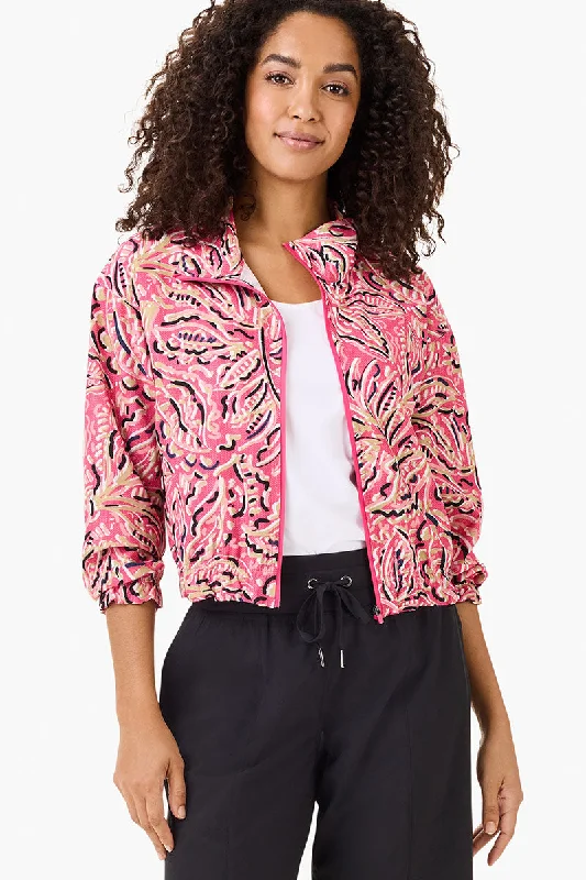 NIC+ZOE Tech Stretch Shadow Floral Jacket