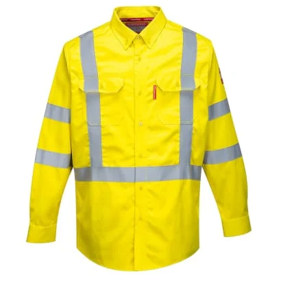 Portwest Bizflame Flame Retardant Hi-Vis Shirt-FR95