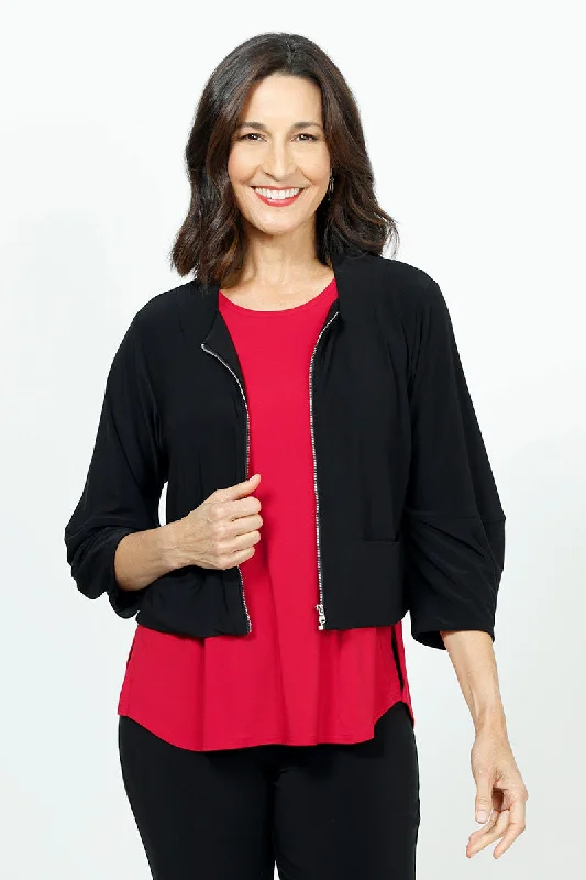 Sympli Cropped Lantern Jacket