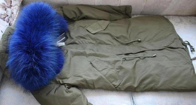 blue - real fur