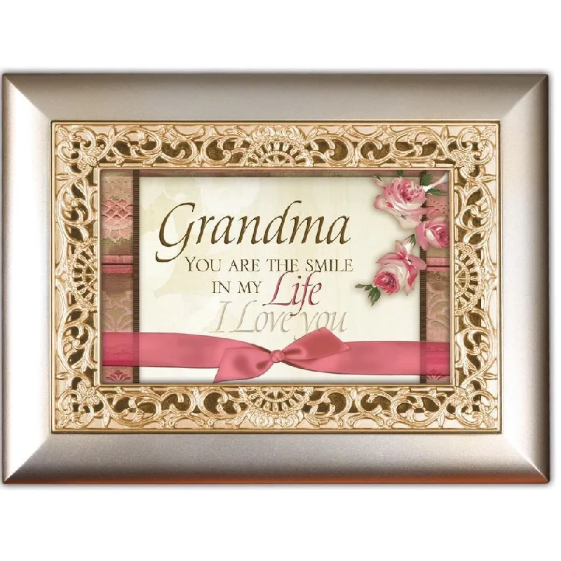 Grandma I Love You Traditional Music Jewelry Keepsake Box