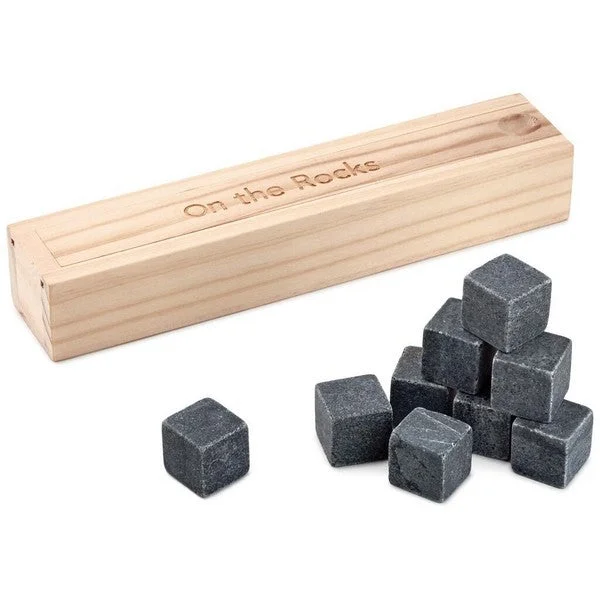 Hallmark Natural Stone Whiskey Rocks, Set of 9