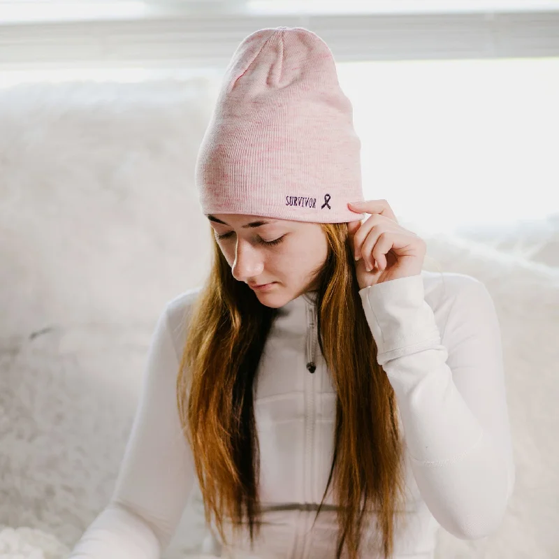 Survivor Pink Beanie Hat