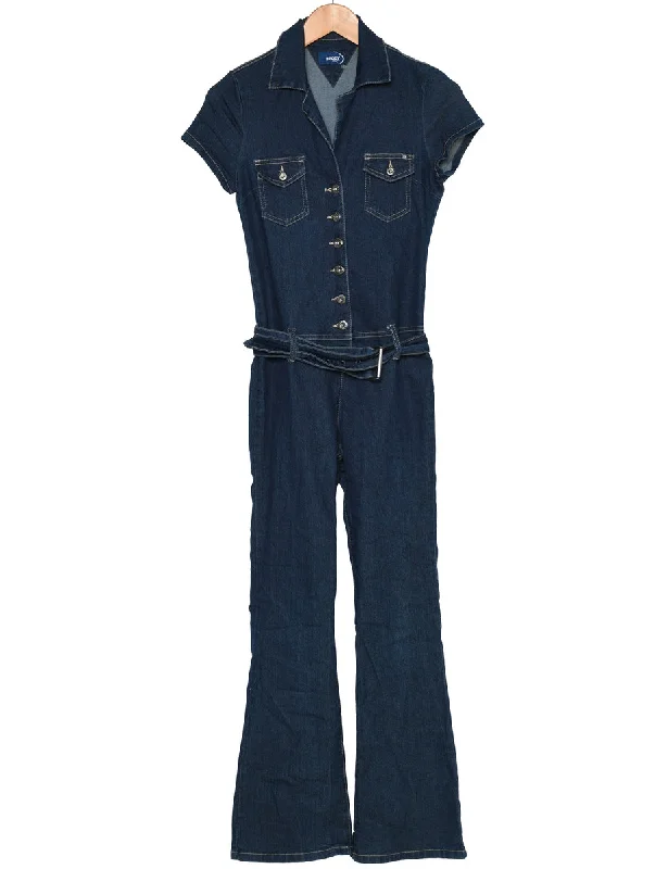 Y2K Denim Jumpsuit - M