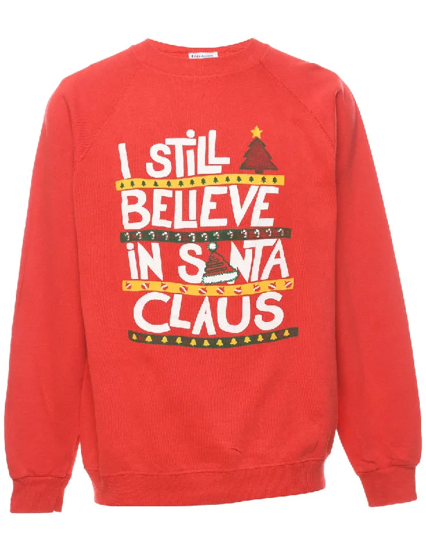 Santa Claus Christmas Sweatshirt - M