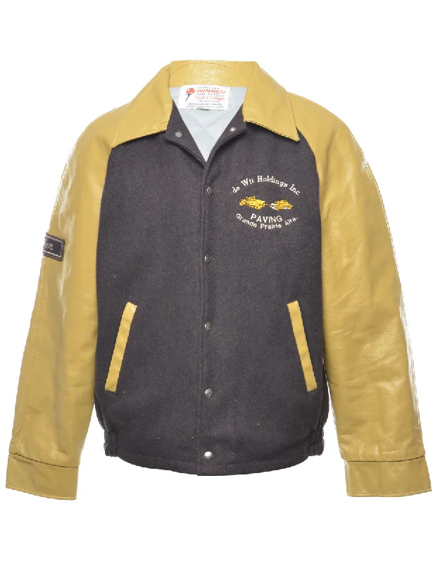 Two-Tone Paving Company Varsity Jacket - L