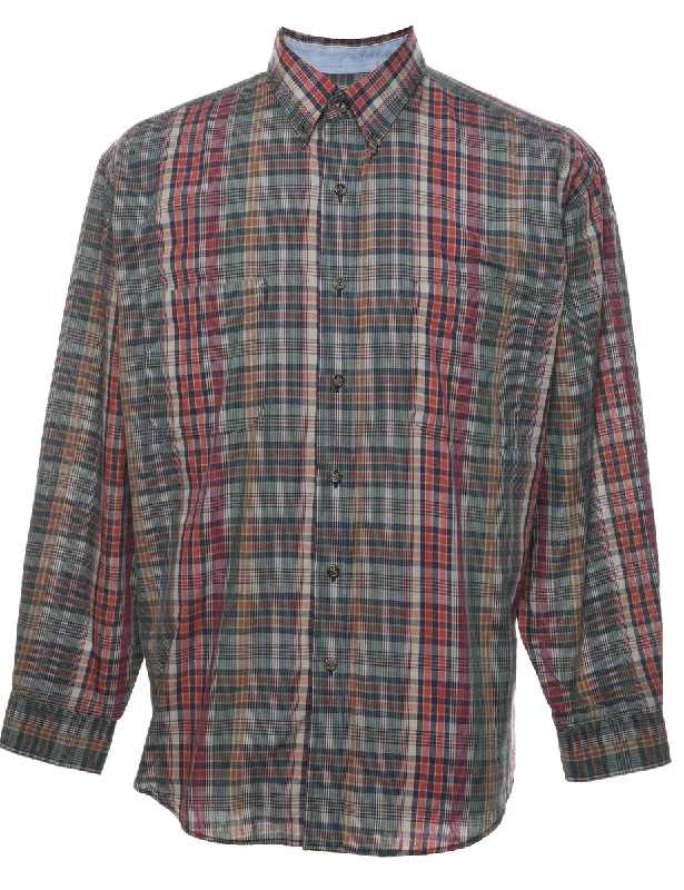 Van Heusen Checked Shirt - M