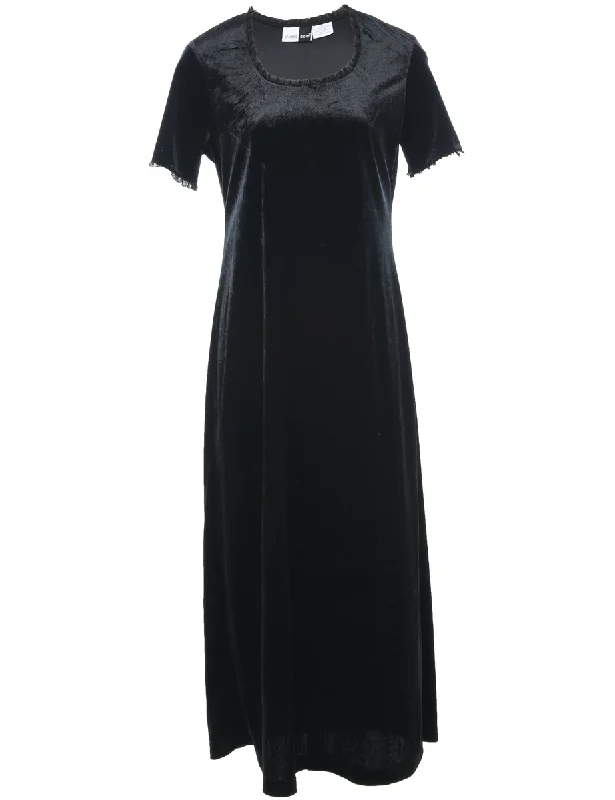 Velvet Evening Dress - L