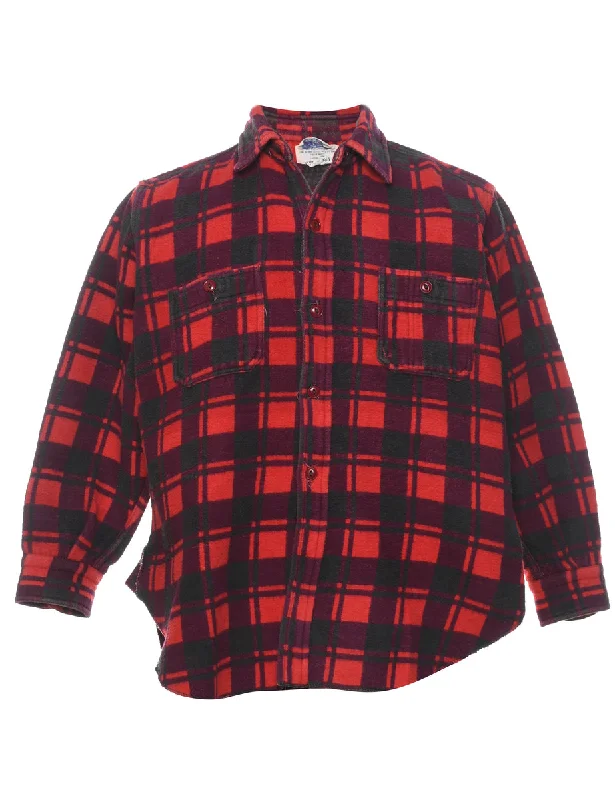 Vintage Multi-Colour Plaid Shirt - L