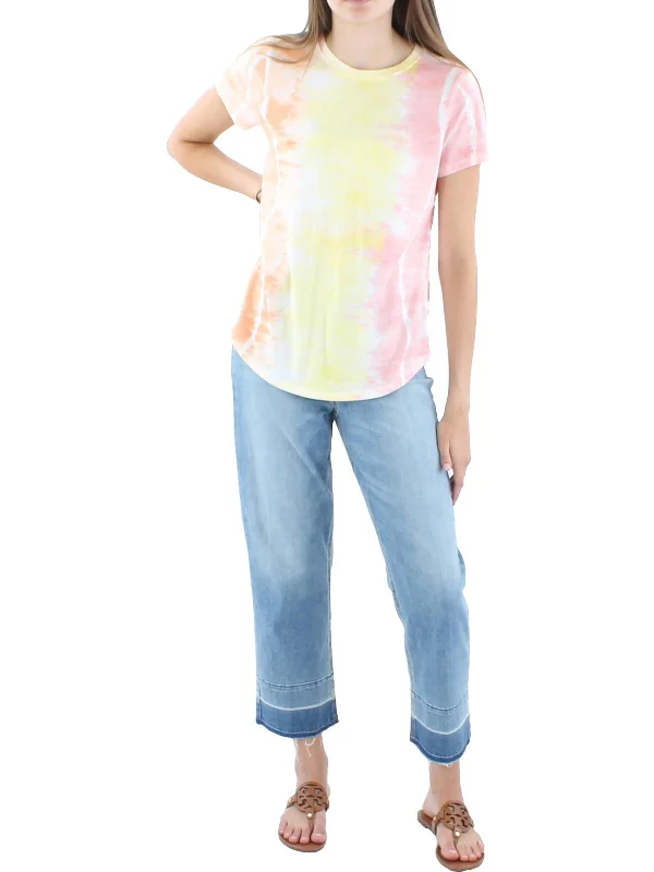 Womens Ti-Dye Crewneck T-Shirt