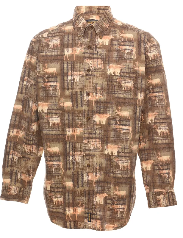 Woolrich Animal Shirt - L