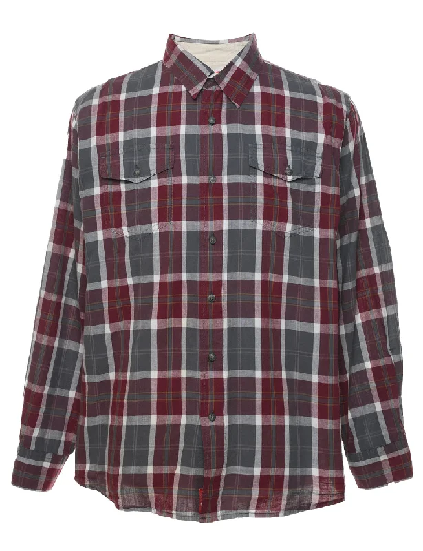 Wrangler Checked Shirt - L