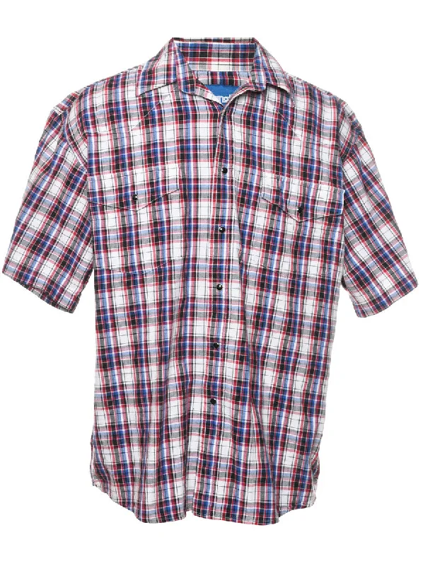 Wrangler Checked Western Shirt - L