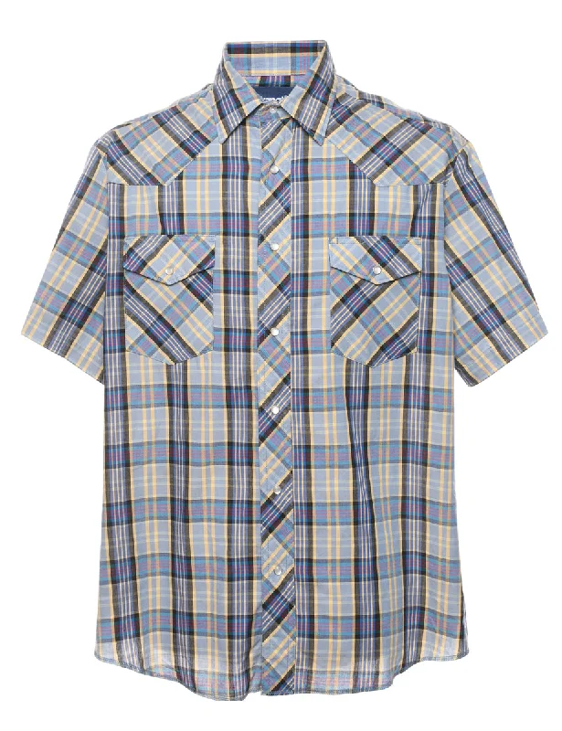 Wrangler Checked Western Shirt - L