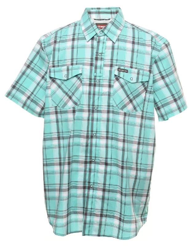 Wrangler Checked Western Shirt - L