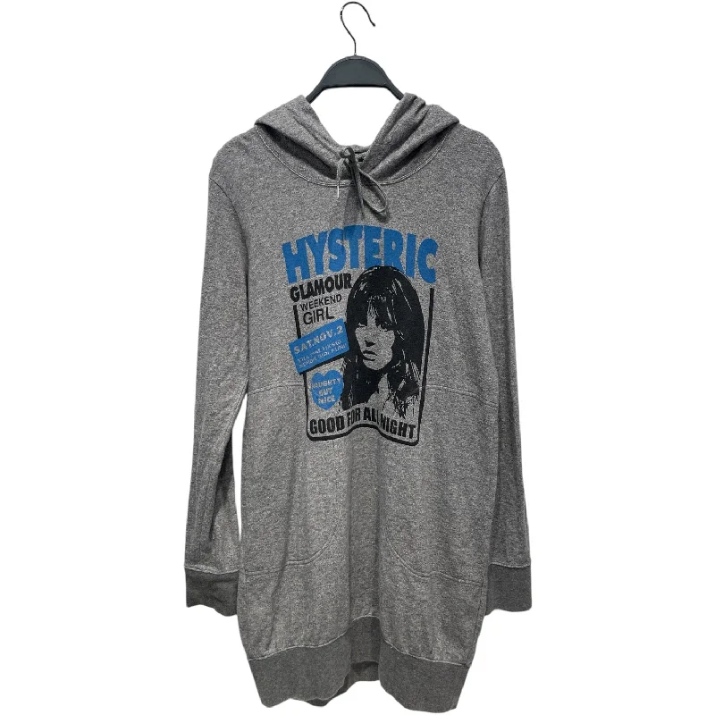 HYSTERIC GLAMOUR/Sweatshirt/FREE/Gray/Cotton/Graphic/