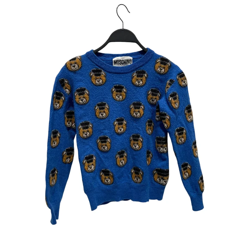 MOSCHINO/Sweatshirt/XXS/Wool/BLU/