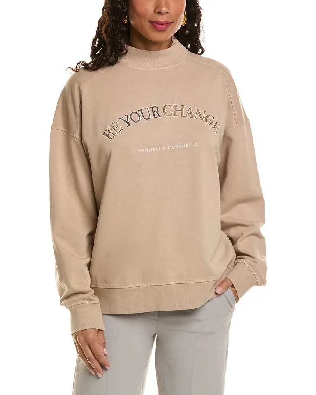 Brunello Cucinelli Mock Sweatshirt