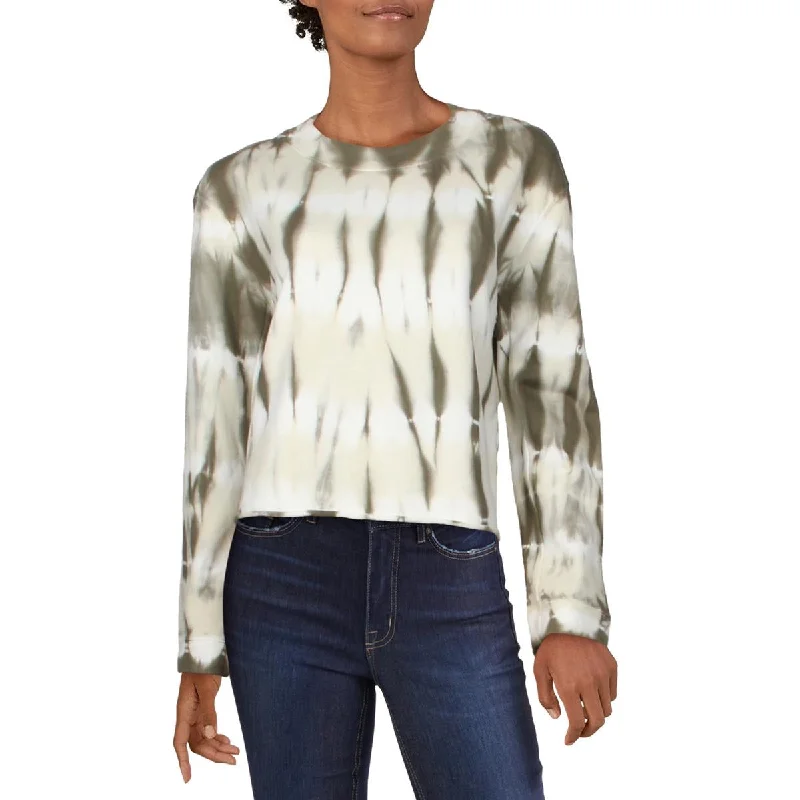 Womens Cotton Tie-Dye Sweatshirt