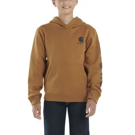 Youth Boys Long Sleeve Graphic Sweatshirt - Carhartt Brown