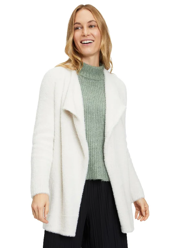 Betty Barclay Soft Faux Fur Cardigan, Beige